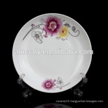 Hot Sale Ceramic round Serving Plate, ceramic fruit plate